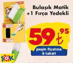 BULAŞIK MATİK +1 FIRÇA YEDEKLİ